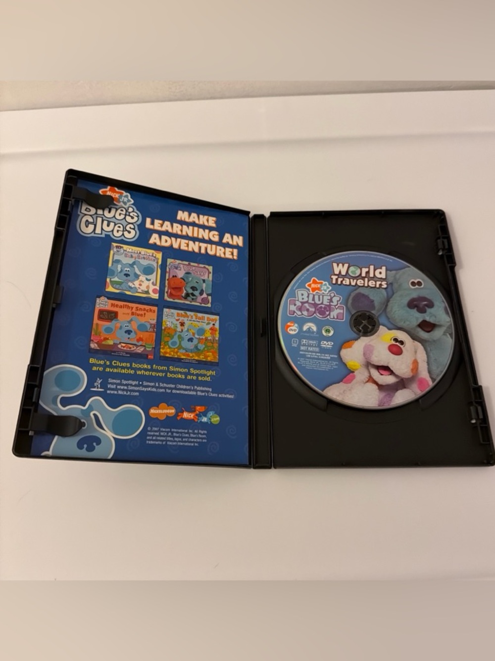 Nick Jr. Blues Clues Room World Travelers DVD CIB Complete Tested